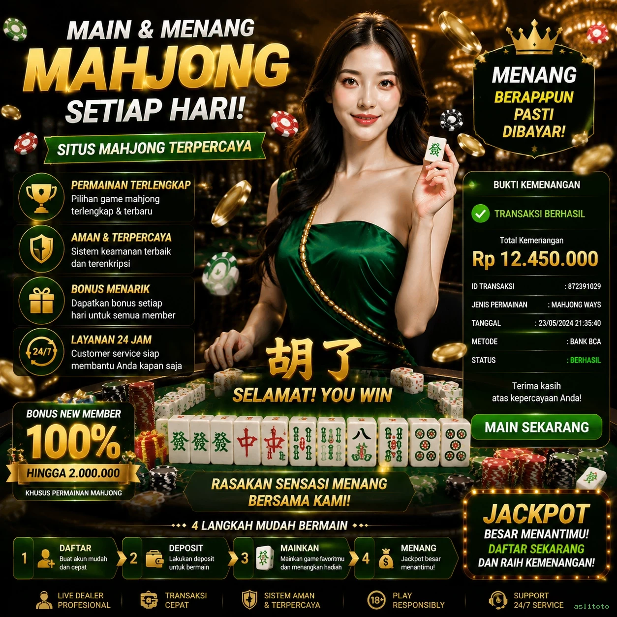aslitoto Tutorial Pemain